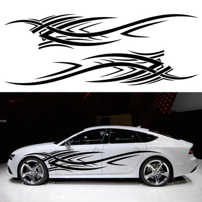 2 PCS/Set D-503 Totem Pattern Car Modified Decorative Sticker(White) - Decorative Sticker by buy2fix | Online Shopping UK | buy2fix