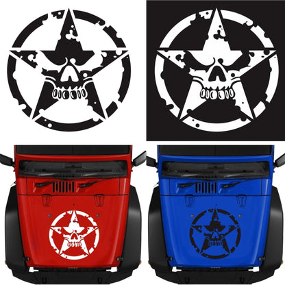 D-520 Star Pattern Car Modified Hood Decorative Sticker(Red) - Decorative Sticker by buy2fix | Online Shopping UK | buy2fix