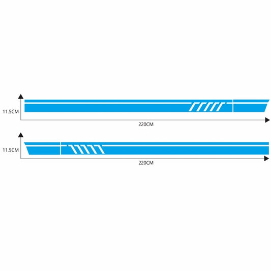 D-655 Universal Car Modified Decorative Sticker(Blue) - Decorative Sticker by buy2fix | Online Shopping UK | buy2fix