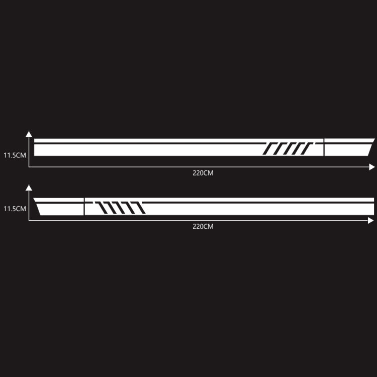 D-655 Universal Car Modified Decorative Sticker(White) - Decorative Sticker by buy2fix | Online Shopping UK | buy2fix