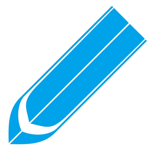 D-711 Stripe Pattern Car Modified Hood Decorative Sticker(Blue) - Decorative Sticker by buy2fix | Online Shopping UK | buy2fix