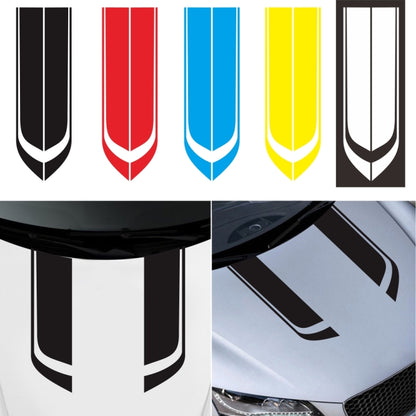 D-711 Stripe Pattern Car Modified Hood Decorative Sticker(Red) - Decorative Sticker by buy2fix | Online Shopping UK | buy2fix