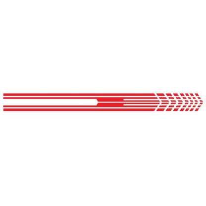 D-730 Stripe Pattern Car Modified Decorative Sticker(Red) - Decorative Sticker by buy2fix | Online Shopping UK | buy2fix