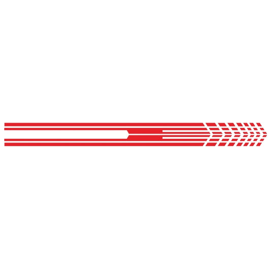 D-730 Stripe Pattern Car Modified Decorative Sticker(Red) - Decorative Sticker by buy2fix | Online Shopping UK | buy2fix