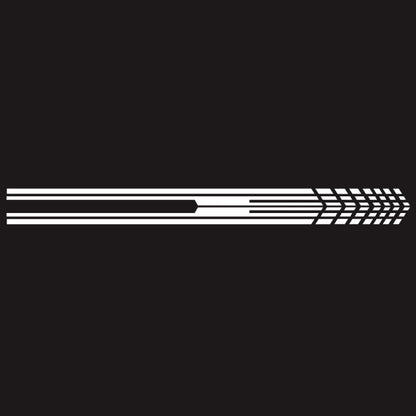 D-730 Stripe Pattern Car Modified Decorative Sticker(White) - Decorative Sticker by buy2fix | Online Shopping UK | buy2fix