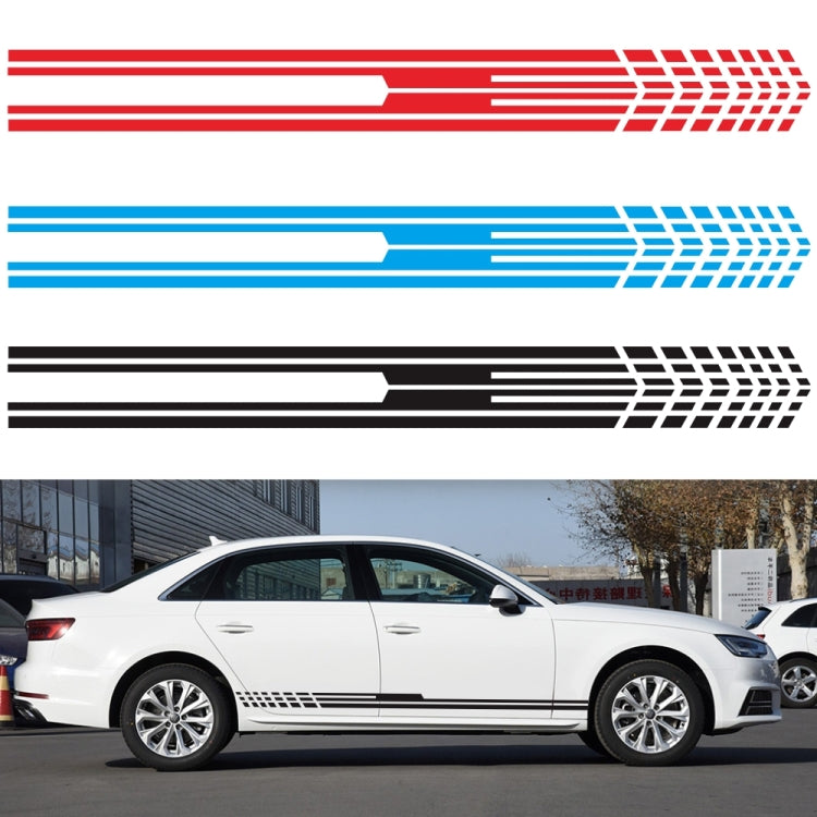 D-730 Stripe Pattern Car Modified Decorative Sticker(Black) - Decorative Sticker by buy2fix | Online Shopping UK | buy2fix