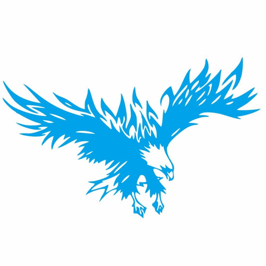 D-733 Eagle Pattern Car Modified Hood Decorative Sticker(Blue) - Decorative Sticker by buy2fix | Online Shopping UK | buy2fix