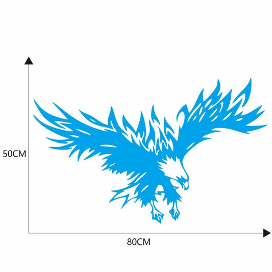 D-733 Eagle Pattern Car Modified Hood Decorative Sticker(Blue) - Decorative Sticker by buy2fix | Online Shopping UK | buy2fix