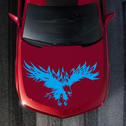 D-733 Eagle Pattern Car Modified Hood Decorative Sticker(Blue) - Decorative Sticker by buy2fix | Online Shopping UK | buy2fix