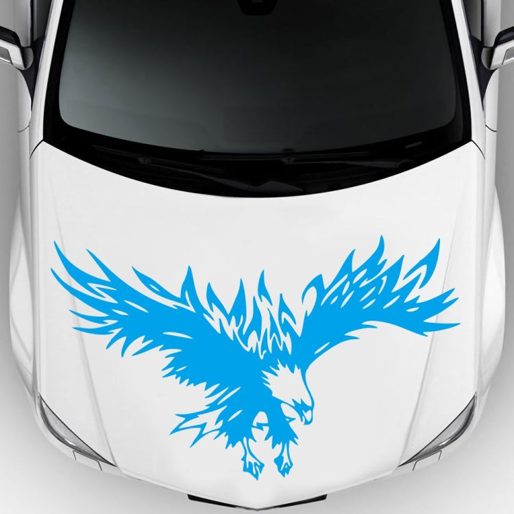 D-733 Eagle Pattern Car Modified Hood Decorative Sticker(Blue) - Decorative Sticker by buy2fix | Online Shopping UK | buy2fix