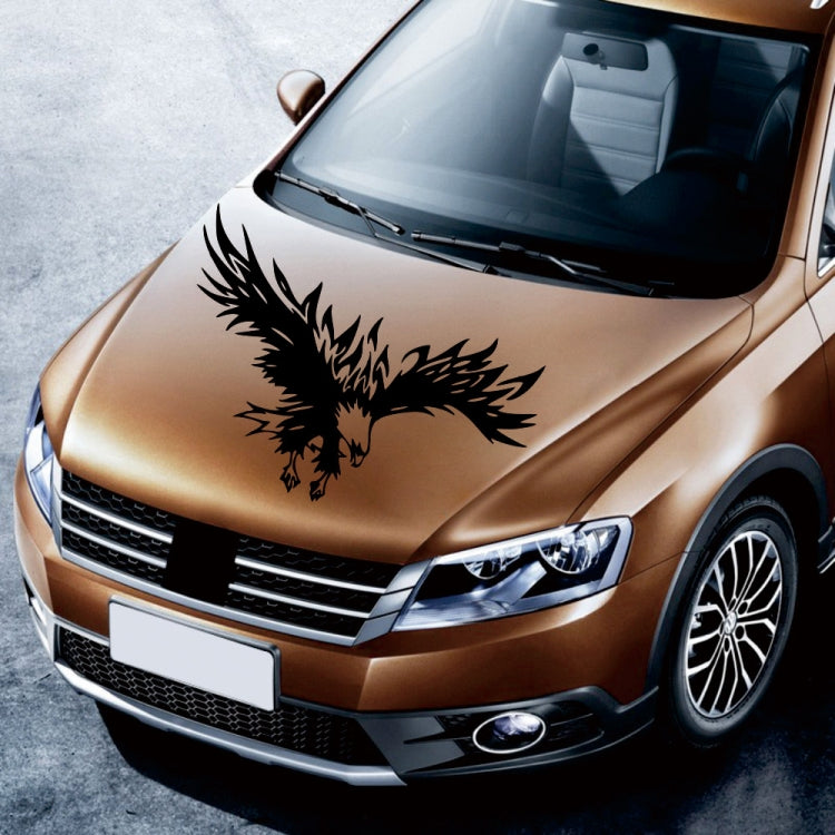 D-733 Eagle Pattern Car Modified Hood Decorative Sticker(Black) - Decorative Sticker by buy2fix | Online Shopping UK | buy2fix