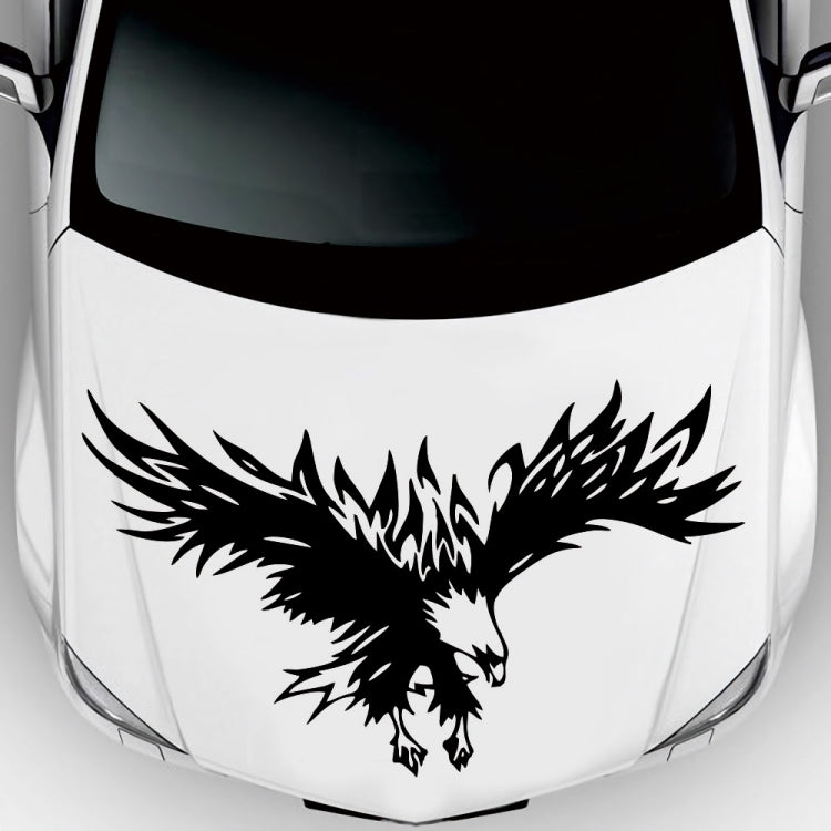 D-733 Eagle Pattern Car Modified Hood Decorative Sticker(Black) - Decorative Sticker by buy2fix | Online Shopping UK | buy2fix