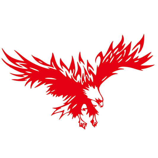 D-733 Eagle Pattern Car Modified Hood Decorative Sticker(Red) - Decorative Sticker by buy2fix | Online Shopping UK | buy2fix
