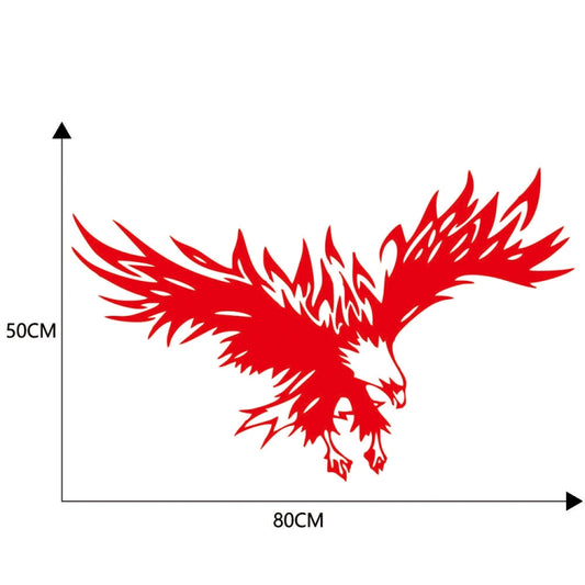 D-733 Eagle Pattern Car Modified Hood Decorative Sticker(Red) - Decorative Sticker by buy2fix | Online Shopping UK | buy2fix