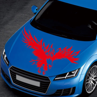 D-733 Eagle Pattern Car Modified Hood Decorative Sticker(Red) - Decorative Sticker by buy2fix | Online Shopping UK | buy2fix