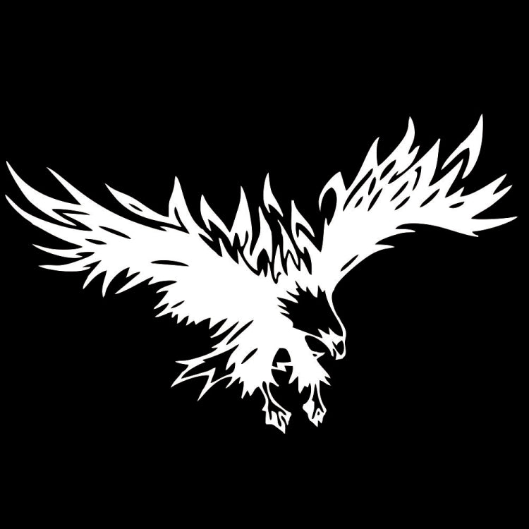 D-733 Eagle Pattern Car Modified Hood Decorative Sticker(White) - Decorative Sticker by buy2fix | Online Shopping UK | buy2fix