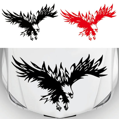 D-733 Eagle Pattern Car Modified Hood Decorative Sticker(Yellow) - Decorative Sticker by buy2fix | Online Shopping UK | buy2fix