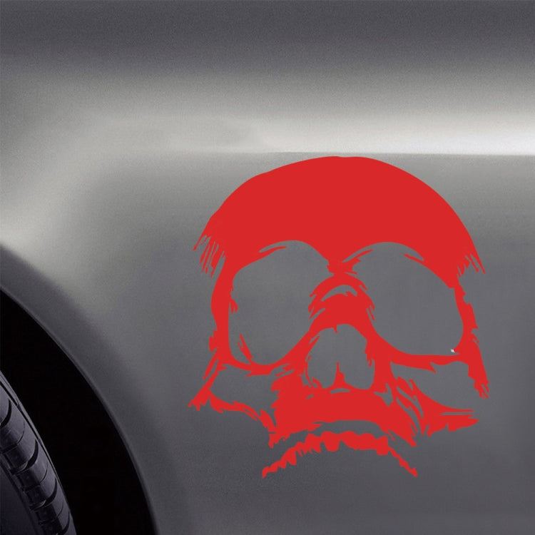D-774 Evil Skull Pattern Car Modified Decorative Sticker(Red) - Decorative Sticker by buy2fix | Online Shopping UK | buy2fix