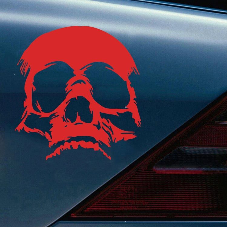 D-774 Evil Skull Pattern Car Modified Decorative Sticker(Red) - Decorative Sticker by buy2fix | Online Shopping UK | buy2fix