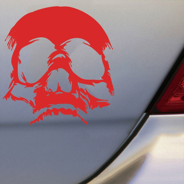 D-774 Evil Skull Pattern Car Modified Decorative Sticker(Red) - Decorative Sticker by buy2fix | Online Shopping UK | buy2fix