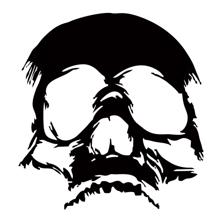 D-774 Evil Skull Pattern Car Modified Decorative Sticker(Black) - Decorative Sticker by buy2fix | Online Shopping UK | buy2fix