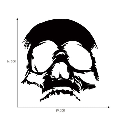 D-774 Evil Skull Pattern Car Modified Decorative Sticker(Black) - Decorative Sticker by buy2fix | Online Shopping UK | buy2fix