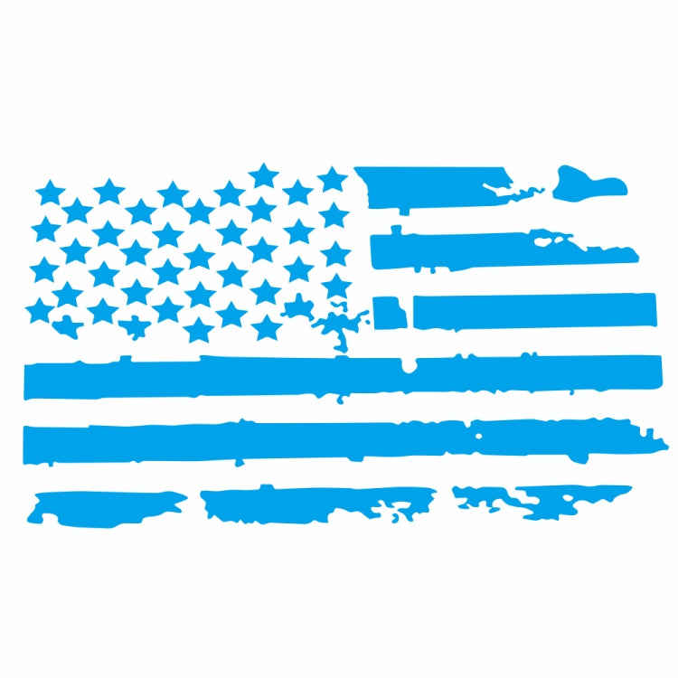 D-778 American Flag Pattern Car Modified Decorative Sticker(Blue) - Decorative Sticker by buy2fix | Online Shopping UK | buy2fix