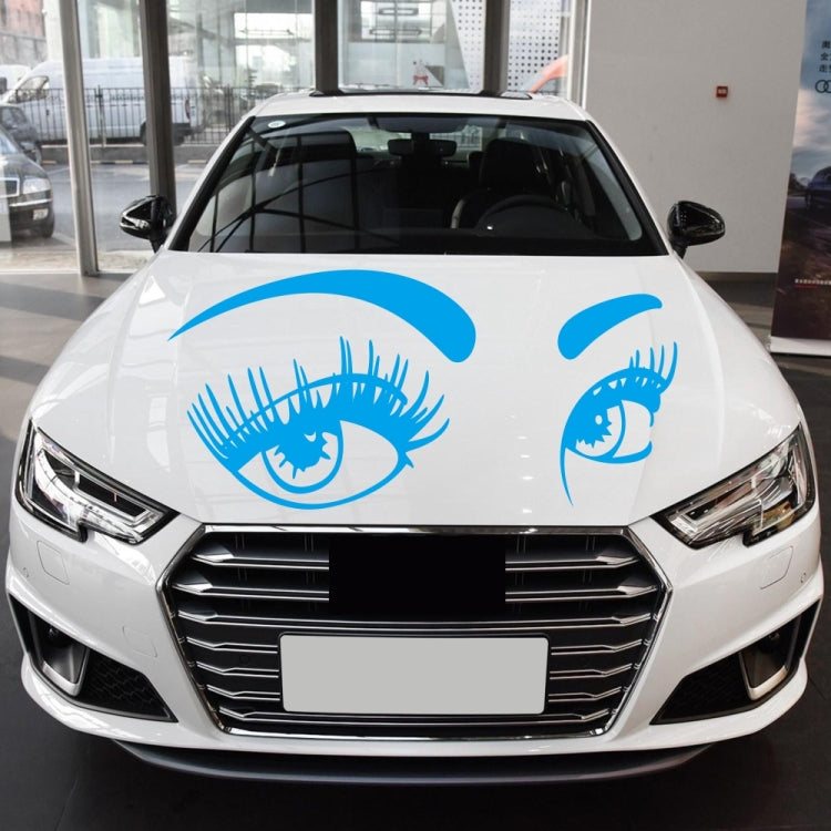 D-821 Beauty Eyes Pattern Car Modified Decorative Sticker(Blue) - Decorative Sticker by buy2fix | Online Shopping UK | buy2fix