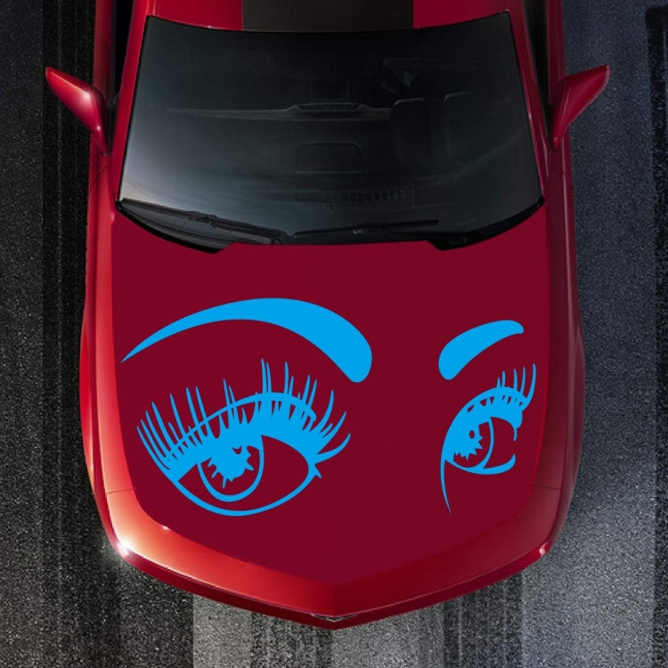 D-821 Beauty Eyes Pattern Car Modified Decorative Sticker(Blue) - Decorative Sticker by buy2fix | Online Shopping UK | buy2fix