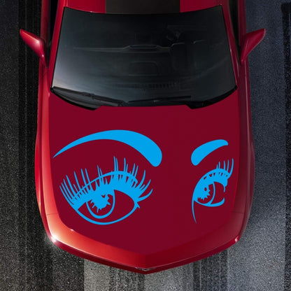 D-821 Beauty Eyes Pattern Car Modified Decorative Sticker(Blue) - Decorative Sticker by buy2fix | Online Shopping UK | buy2fix