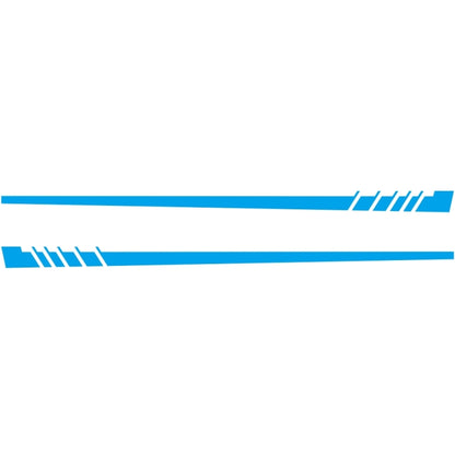 2 PCS/Set D-854 Stripe Pattern Car Modified Decorative Sticker(Blue) - Decorative Sticker by buy2fix | Online Shopping UK | buy2fix