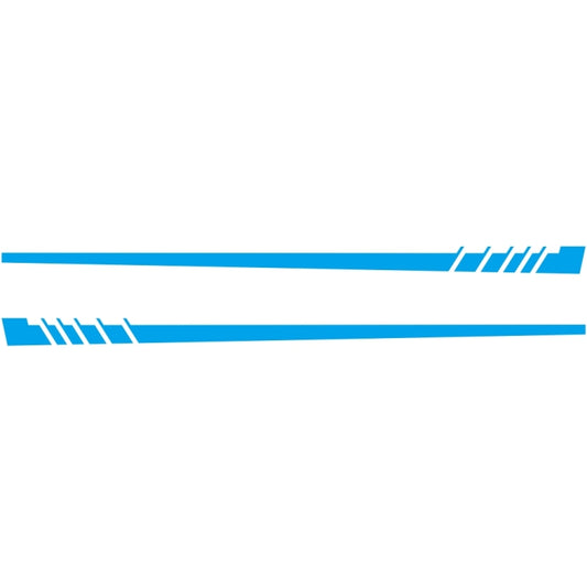 2 PCS/Set D-854 Stripe Pattern Car Modified Decorative Sticker(Blue) - Decorative Sticker by buy2fix | Online Shopping UK | buy2fix