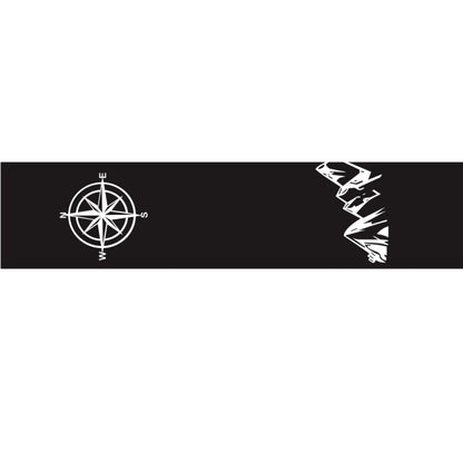 D-864 Compass Pattern Car Modified Decorative Sticker(Black) - Decorative Sticker by buy2fix | Online Shopping UK | buy2fix