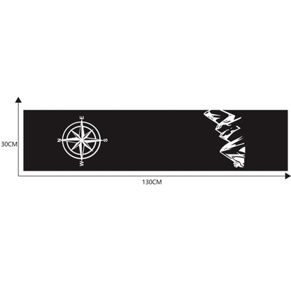 D-864 Compass Pattern Car Modified Decorative Sticker(Black) - Decorative Sticker by buy2fix | Online Shopping UK | buy2fix