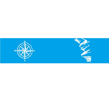 D-864 Compass Pattern Car Modified Decorative Sticker(Blue) - Decorative Sticker by buy2fix | Online Shopping UK | buy2fix
