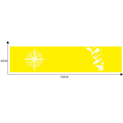 D-864 Compass Pattern Car Modified Decorative Sticker(Yellow) - Decorative Sticker by buy2fix | Online Shopping UK | buy2fix
