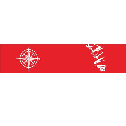 D-864 Compass Pattern Car Modified Decorative Sticker(Red) - Decorative Sticker by buy2fix | Online Shopping UK | buy2fix