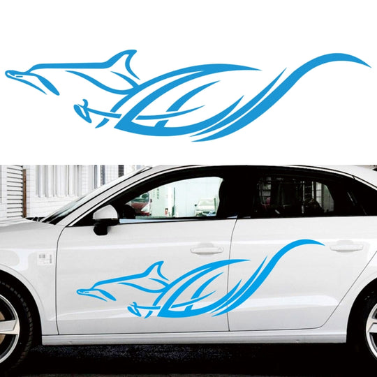 D-905 Animal Pattern Car Modified Decorative Sticker(Blue)