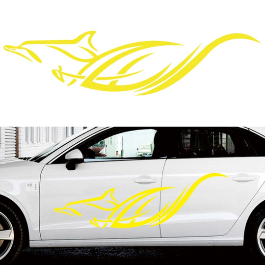 D-905 Animal Pattern Car Modified Decorative Sticker(Yellow)
