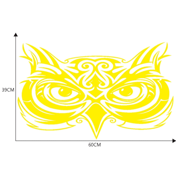 D-921 Eagle Totem Pattern Car Modified Decorative Sticker(Yellow) - Decorative Sticker by buy2fix | Online Shopping UK | buy2fix