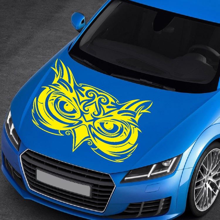 D-921 Eagle Totem Pattern Car Modified Decorative Sticker(Yellow) - Decorative Sticker by buy2fix | Online Shopping UK | buy2fix