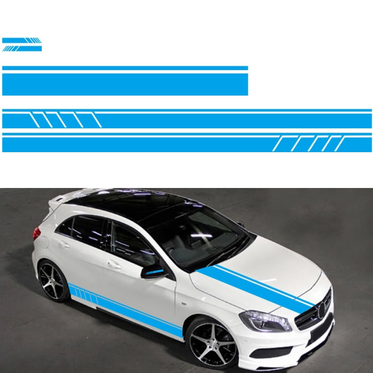 D-930 Lines Pattern Car Modified Decorative Sticker(Blue) - Decorative Sticker by buy2fix | Online Shopping UK | buy2fix