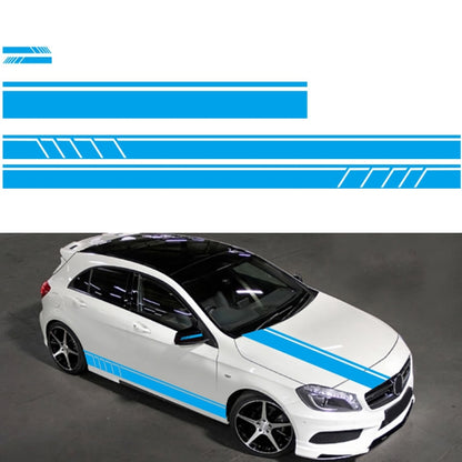 D-930 Lines Pattern Car Modified Decorative Sticker(Blue) - Decorative Sticker by buy2fix | Online Shopping UK | buy2fix