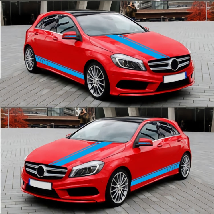 D-930 Lines Pattern Car Modified Decorative Sticker(Blue) - Decorative Sticker by buy2fix | Online Shopping UK | buy2fix