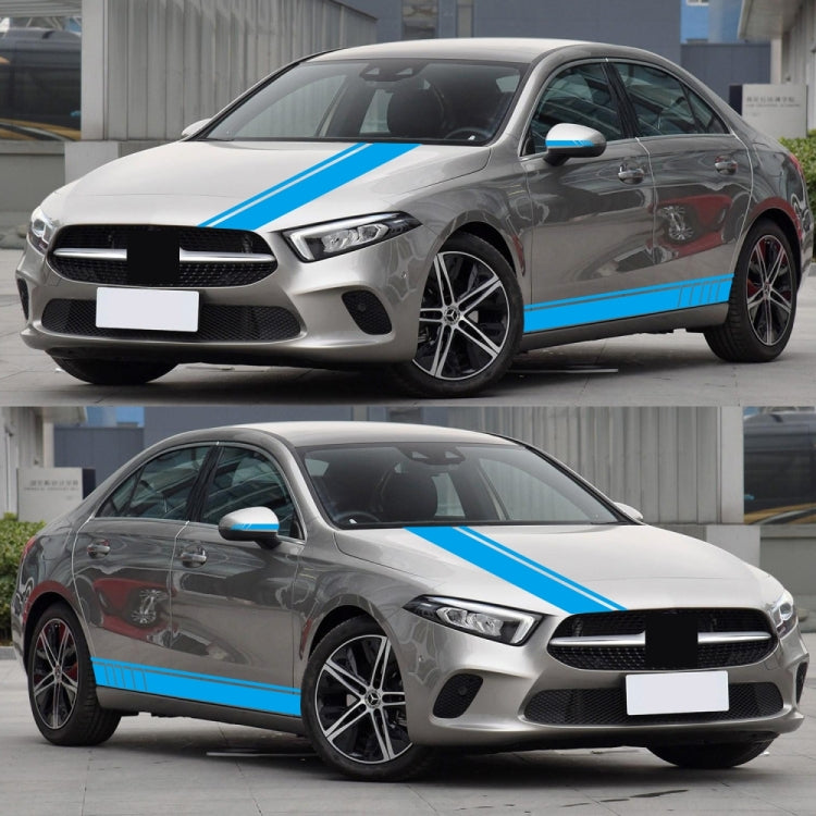 D-930 Lines Pattern Car Modified Decorative Sticker(Blue) - Decorative Sticker by buy2fix | Online Shopping UK | buy2fix