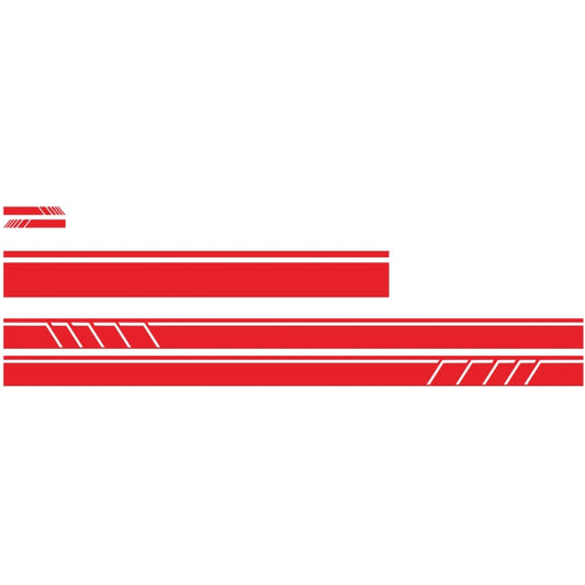 D-930 Lines Pattern Car Modified Decorative Sticker(Red) - Decorative Sticker by buy2fix | Online Shopping UK | buy2fix