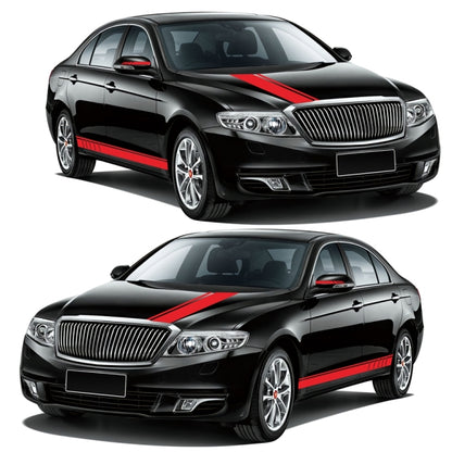 D-930 Lines Pattern Car Modified Decorative Sticker(Red) - Decorative Sticker by buy2fix | Online Shopping UK | buy2fix