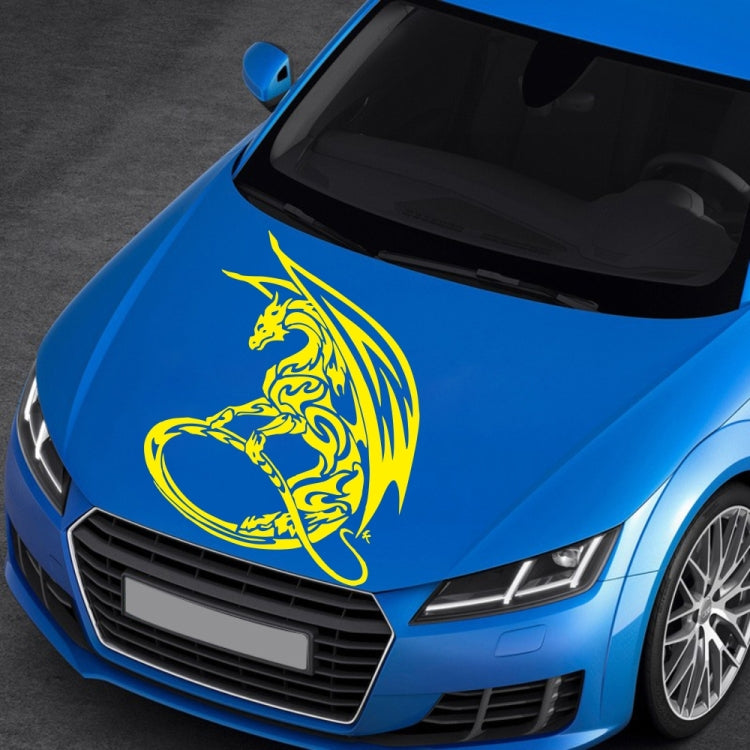 D-931 Pterosaur Pattern Car Modified Decorative Sticker(Yellow) - Decorative Sticker by buy2fix | Online Shopping UK | buy2fix