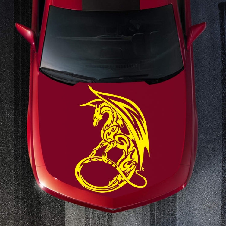 D-931 Pterosaur Pattern Car Modified Decorative Sticker(Yellow) - Decorative Sticker by buy2fix | Online Shopping UK | buy2fix