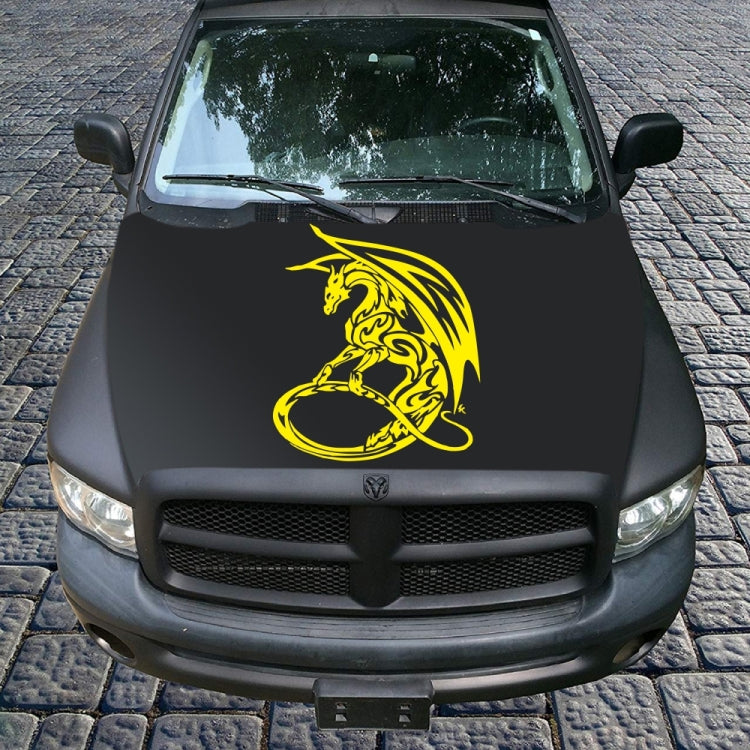 D-931 Pterosaur Pattern Car Modified Decorative Sticker(Yellow) - Decorative Sticker by buy2fix | Online Shopping UK | buy2fix